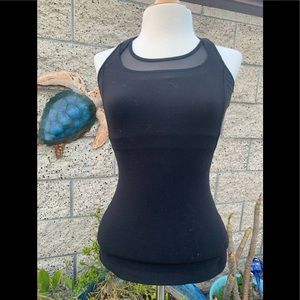 LuLulemon “Rally Your Heart” Tank Size 2 Black